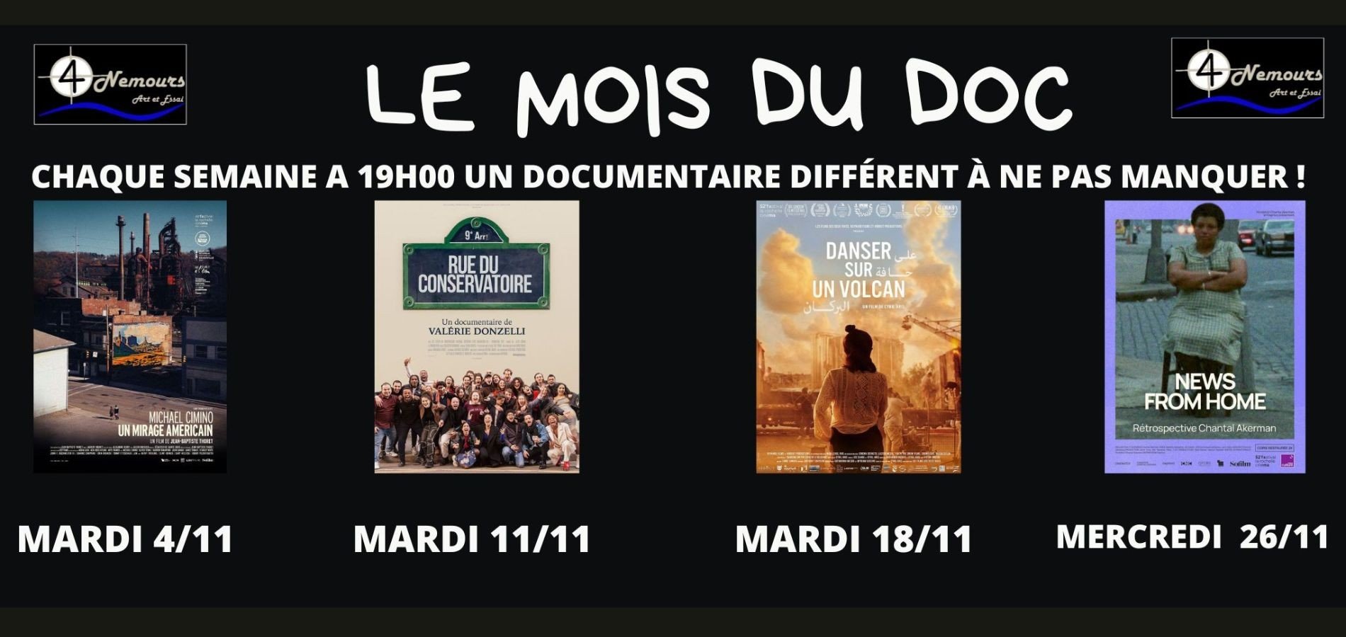 actualité LE MOIS DU DOC - NOVEMBRE