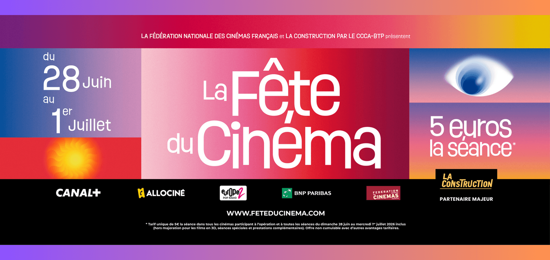 actualité FETE DU CINEMA 2026